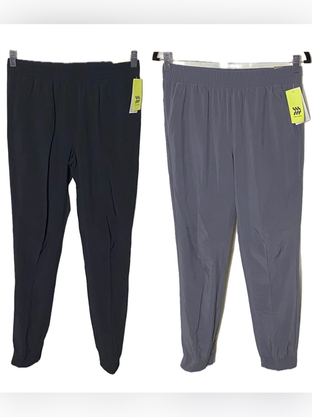 NWT All in Motion Youth Athletic Pants/ Joggers - Bundle of 2, Black & Gray